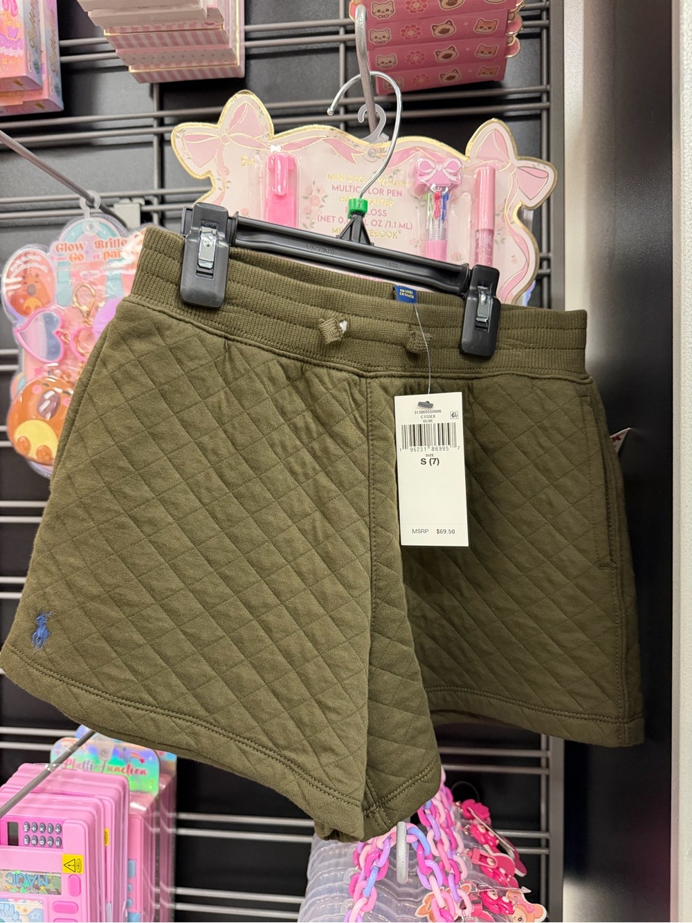 Polo by Ralph Lauren Olive Quilted shorts